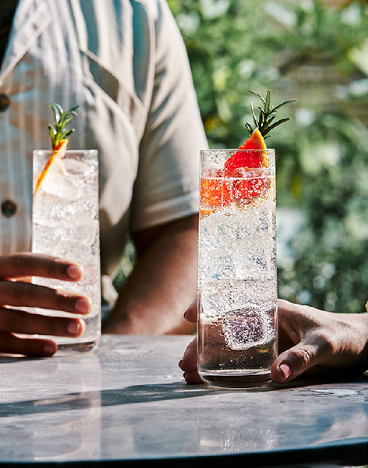 The Botanist & Tonic with Grapefruit and Rosemary