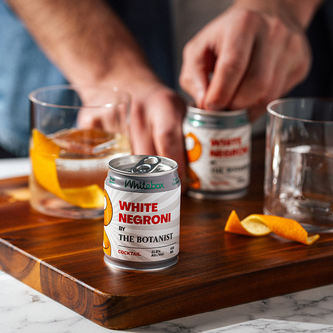 The Botanist x Whitebox White Negroni Ready to Serve Cocktail
